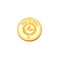 2 GM 22 Karat Stunning Lotus Gold  Coin,,hi-res view 2