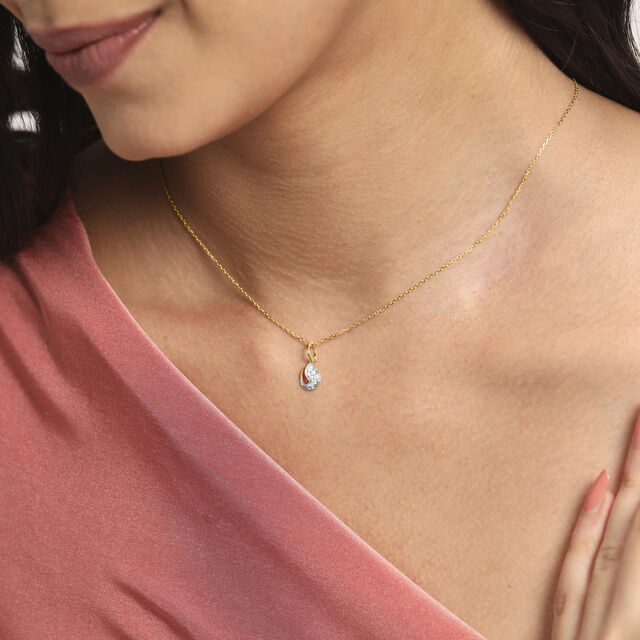 Paisley Aura Diamond Pendant,,hi-res image number null