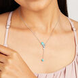Sea Sparkle Silver Necklace,,hi-res view 2
