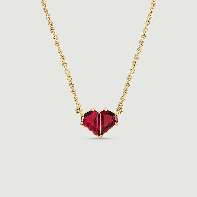 Playful Faceted Pink Garnet Necklace,,hi-res image number null