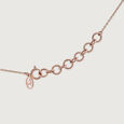 Elegant Circular Gold & Diamond Necklace,,hi-res view 4