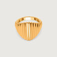 Classic Grooves 18KT Gold Finger Ring,,hi-res view 3