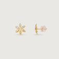 Light Buzz Diamond Stud Earrings,,hi-res view 4