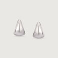 Chunky Bold Silver Earrings,,hi-res view 5