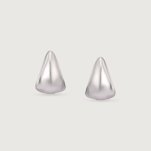 Chunky Bold Silver Earrings