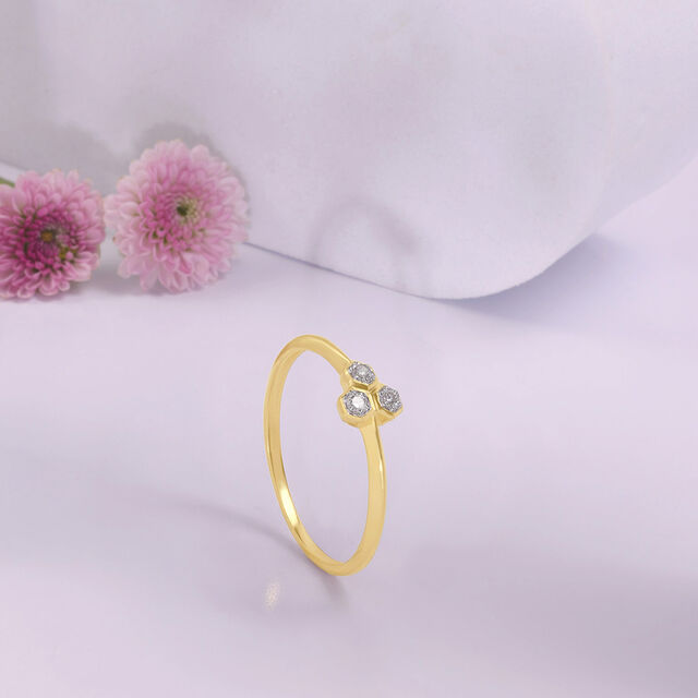 Honeycomb Harmony Diamond Ring,,hi-res image number null