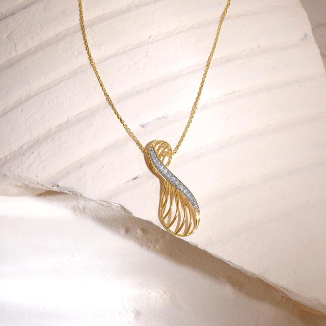 Lustrous Line Diamond Necklace,,hi-res image number null