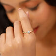 Happy Treasures Solitaire Finger Ring,,hi-res view 3