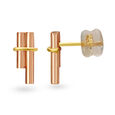 14KT Rose Gold Stud Earrings,,hi-res view 2