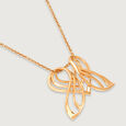Butterfly Symphony Cupid Edit 14KT Gold Pendant,,hi-res view 4