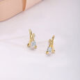 Petite Flair Diamond Earrings,,hi-res view 1