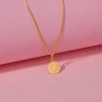 Divine Lakshmi Gold Pendant,,hi-res view 6