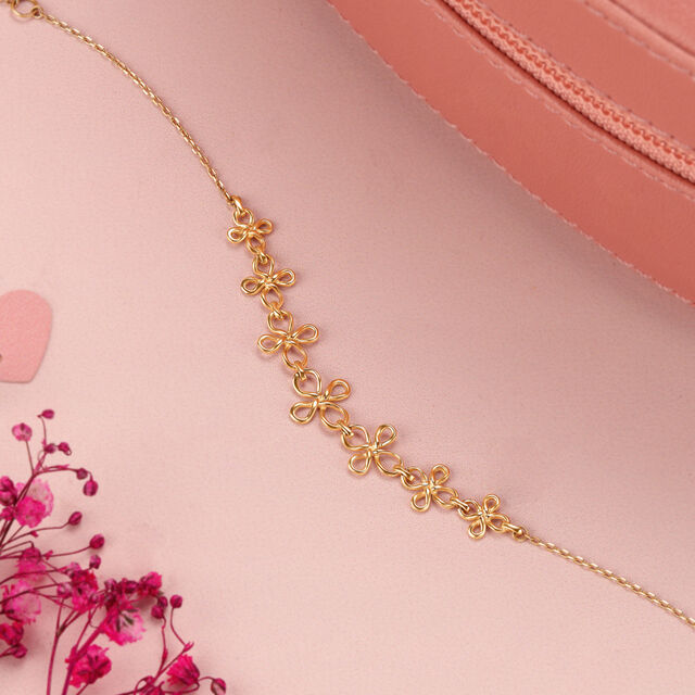 Eternal Blossom 14KT Yellow Gold Bracelet,,hi-res image number null