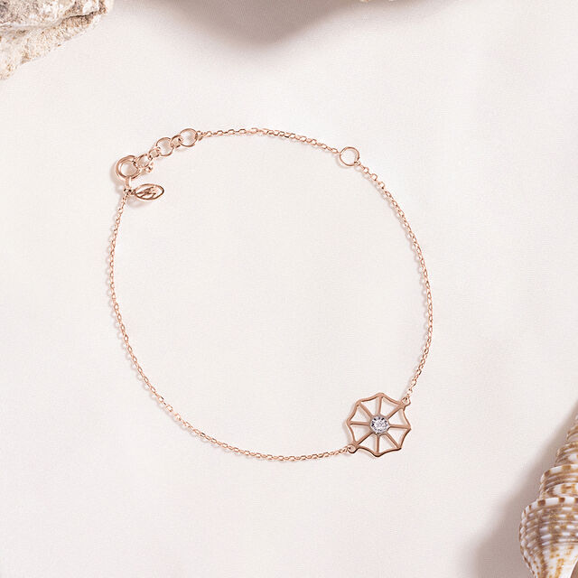 Exquisite Starburst Gold & Diamond Bracelet,,hi-res image number null