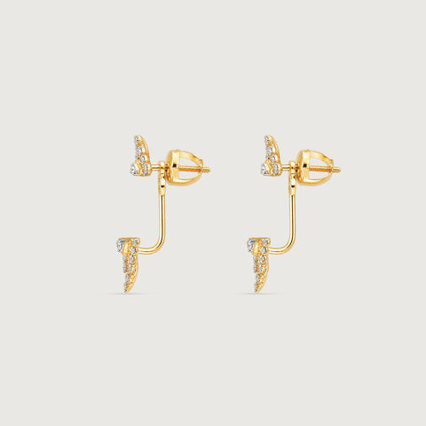 Radiant Balance Diamond Drop Earrings