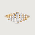 Light Show Gold & Diamond Finger Ring,,hi-res view 3
