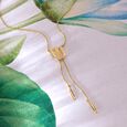 Lotus Aura Gold Necklace,,hi-res view 1