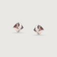 Artistic Mosaic Opal Silver Stud Earrings,,hi-res view 3