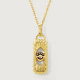 Spirited Elegance 18KT Gold Chain Turquoise Pendant with chain,,hi-res view 4