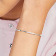Radiant Glow Silver Bangle,,hi-res view 2