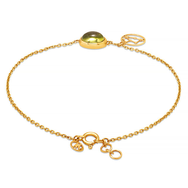 14KT Leo Birthstone Yellow Gold Bracelet,,hi-res image number null