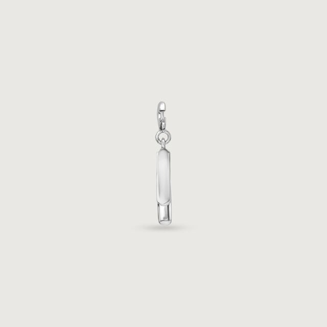 Modern Initial K Silver Charm,,hi-res image number null