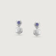Playful Spark Silver Drop Earrings,,hi-res view 3