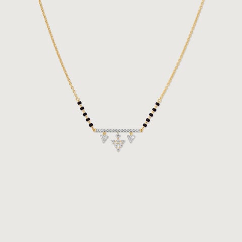 Chic Cascading Diamond Mangalsutra