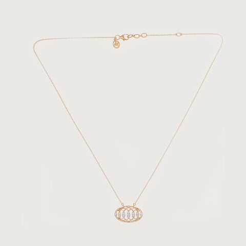 Interwoven Rhythm Diamond Necklace