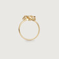 Sculpted Bloom Gold Ring,,hi-res view 5