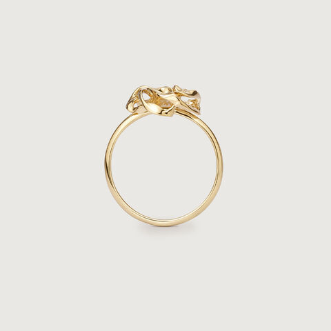 Sculpted Bloom Gold Ring