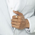 Love Fantasy Gold & Diamond Finger Ring for Men,,hi-res view 1