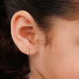 Bubble of Joy 18kt Yellow Gold Diamond Stud Earrings,,hi-res view 3