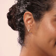 Dancing Breeze 14 Kt Gold & Diamond Stud Earrings,,hi-res view 2