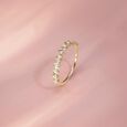 Petal Arc Diamond Ring,,hi-res view 1