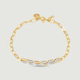 Dynamic Geometric Diamond Bracelet,,hi-res view 4