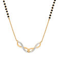 14KT Hypnotizing Diamond Mangalsutra,,hi-res view 1