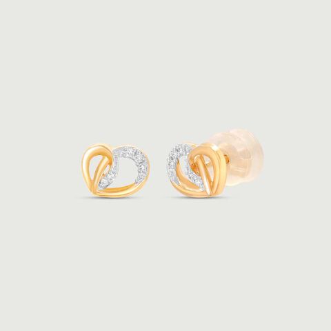 Radiant Embrace Diamond Stud Earrings