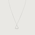 Refined Curve Silver Necklace,,hi-res view 4