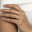 Basketry Elegance Gold and Diamond Finger Ring,,hi-res view 2