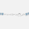 Fresh Blue Silver Bracelet,,hi-res view 5