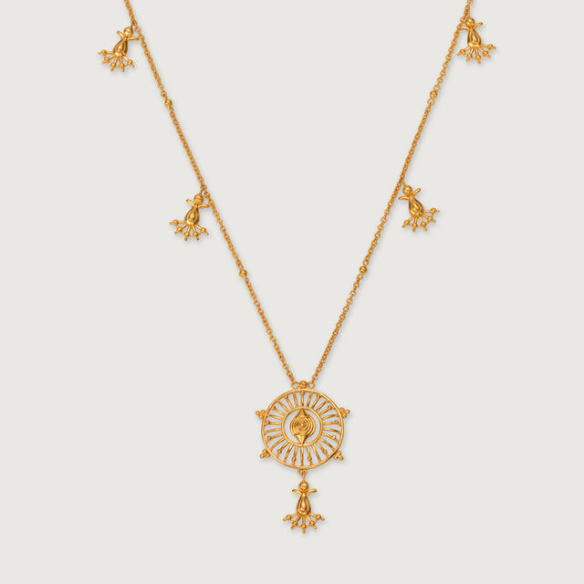 Timeless Warli Art 22KT Gold Necklace,,hi-res image number null