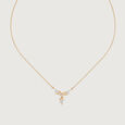 Dazzling Skyward 14KT Diamond Necklace,,hi-res view 3
