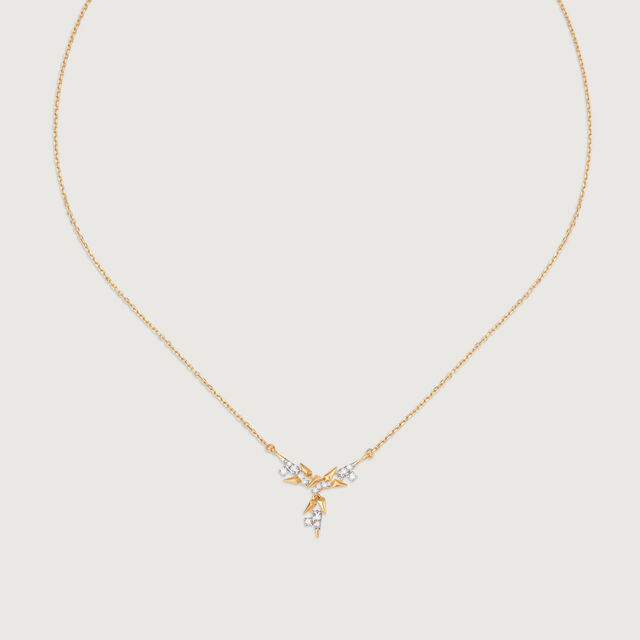Dazzling Skyward 14KT Diamond Necklace,,hi-res image number null
