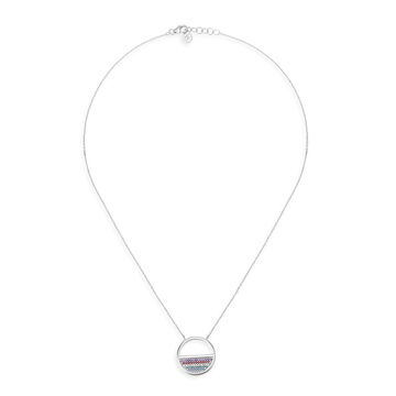 Sterling Silver Half-Circle Necklace For Your Free Spirit