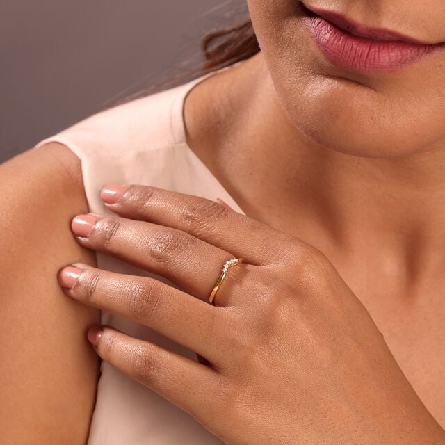 Harmony Heartbeat 14KT Gold & Diamond Ring,,hi-res image number null