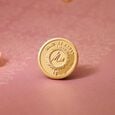1 GM 22 Karat Stunning Lotus Gold  Coin,,hi-res view 2