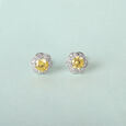Sunlit Grace Silver Stud Earrings,,hi-res view 1