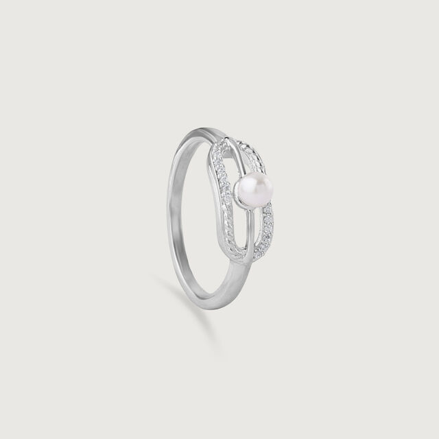 Halo Loop Silver Ring,,hi-res image number null
