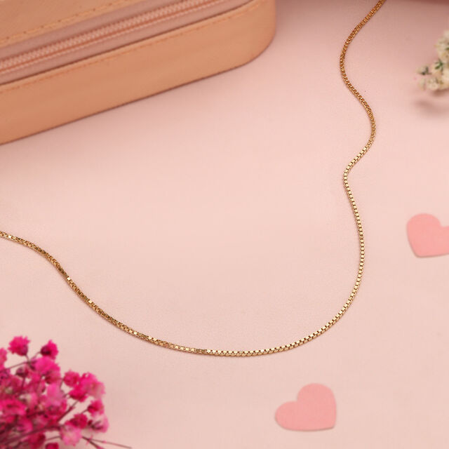 14KT Yellow-White Gold Link Chain,,hi-res image number null